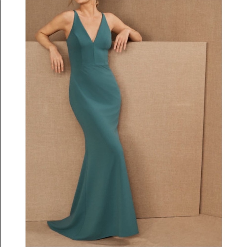 NWT BHLDN Jones Maxi Gown Teal Dress 6